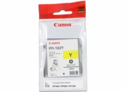 CANON INK PFI-102 YELLOW  iPF-500, 600, 700