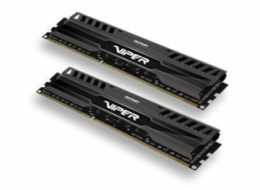 Patriot DDR3 8GB KIT 1600MHz CL9 Viper 3 PV38G160C9K, 3/DDR3/8GB/1600MHz/CL9/2x4GB/Black