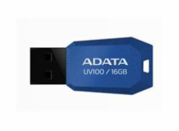 ADATA Flash Disk 16GB USB 2.0 DashDrive UV100, modrý