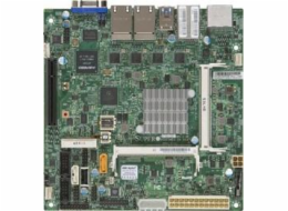 SUPERMICRO MB N3700 SoC,  2x ,SODIMM DDR3, 2x SATA3, PCIe 3.0 x1 in x8, IPMI , 4x LAN, audio