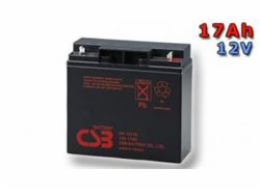 CSB Pb záložní akumulátor VRLA AGM 12V/17Ah (GP12170)