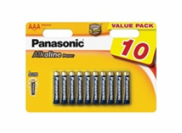 PANASONIC Alkalické baterie Alkaline Power LR03APB/10BW AAA 1,5V (Blistr 10ks)