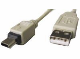 USB kabel A-MINI 5PM 2.0 2m HQ 1,8m
