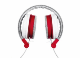 TRUST Sluchátka Fyber Headphone - grey/red