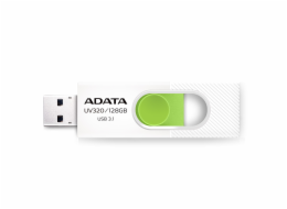 ADATA USB UV320 128GB white/green (USB 3.0) bílá/zelená