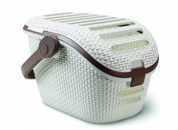 CURVER PET CARRIER CREAM/BROWN