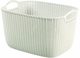 Úložná taška CURVER KNIT, 19 l, bílá, 40×30×23 cm