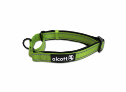 Alcott reflexní obojek pro psy, Martingale, zelený, velikost S