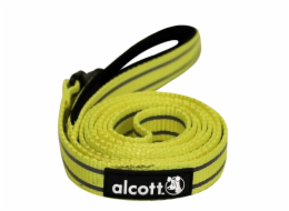 Alcott Reflexní vodítko pro psy, žluté, velikost L