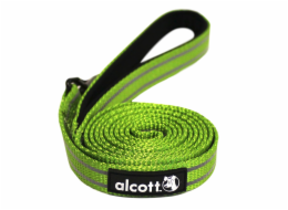 Alcott reflexní vodítko pro psy, zelené, velikost L