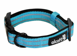 Alcott Reflexní obojek pro psy Adventure modrý velikost L