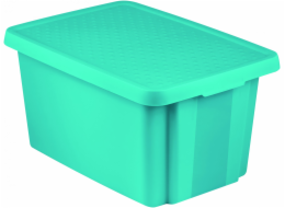 Curver Úložný box ESSENTIALS 45l s víkem modrý