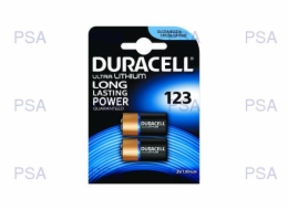 Duracell Ultra lithiová baterie CR123A 2 ks