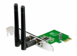ASUS PCE-N15 Wireless N300 PCI-Express card, 802.11n, 300Mb/s