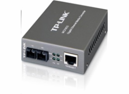 TP-Link MC210CS [Gigabitový média konvertor sítě Etherne, pro SM vlákna, 1310nm, konektor SC s broušením UPC, do 15km]