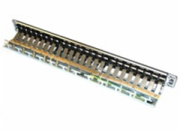 XtendLan Patch panel 19", 24 portů, neosazený,CAT5e,6,6A,7, vyvazovák