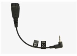 Jabra kabel QD -> 2,5 mm jack, 15 cm