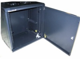 XtendLan 12U/600x450, na zeď, jednodílný, plné dveře, úprava proti vykradení