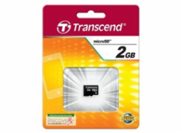 TRANSCEND MicroSD karta 2GB, bez adaptéru