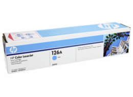HP 126A Cyan LJ Toner Cart, CE311A (1,000 pages)