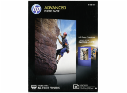 HP Advanced lesklý fotopapír 13x18 cm, 25 listu, 250 g Q8696A
