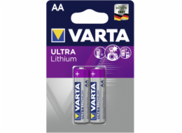 1x2 Varta Professional Lithium Mignon AA LR 6