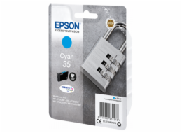 Epson 35 - 9.1 ml - azurová - originální - inkoustová cartridge - pro WorkForce Pro WF-4720, WF-4720DWF, WF-4725DWF, WF-4730, WF-4730DTWF, WF-4740, WF-4740DTWF