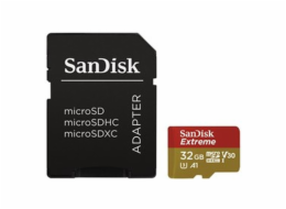 SanDisk microSDHC Action SC 32GB Extr.100MB A1 SDSQXAF-032G-GN6AA