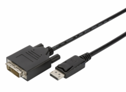 Digitus&nbsp;DisplayPort&nbsp;adapter&nbsp;cable,&nbsp;DP&nbsp;-&nbsp;DVI&nbsp;(24+1)&nbsp;M/M,&nbsp;3.0m,&nbsp;w/interlock,&nbsp;DP&nbsp;1.1a&nbsp;compatible,&nbsp;CE,&nbsp;bl
