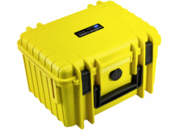 B&W Outdoor Case Type 2000 yellow with pre-cut foam insert