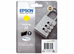 Epson 35 - 9.1 ml - žlutá - originální - blistr - inkoustová cartridge - pro WorkForce Pro WF-4720, WF-4720DWF, WF-4725DWF, WF-4730, WF-4730DTWF, WF-4740, WF-4740DTWF