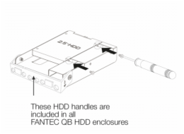 FANTEC QB-Bracket 25 rámecek k zabudování pro 2,5  SSDs/HDDs