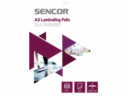 SENCOR SLA FA3M250 Fólie A3 250mic 25ks SENCOR