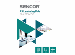 SENCOR SLA FA3M150 Fólie A3 150mic 25ks SENCOR