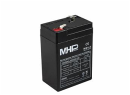 Baterie MHPower MS4-6 VRLA AGM 6 V / 4 Ah 