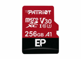 Patriot V30 A1/micro SDXC/256GB/UHS-I U3 / Class 10/+ Adaptér