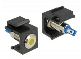DeLOCK Keystone LED žlutá 6 V plochý, lichoběžníkový modul