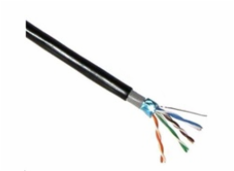 PLANET kabel FTP, drát, 4pár, Cat 5e, PE+PE venkovní dvouplášť, Planet Elite, Dca (balení 305m)