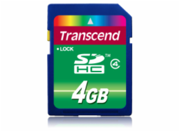 TRANSCEND SDHC karta 4GB Class 4