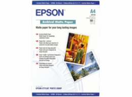 EPSON paper A4 - 192g/m2 - 50sheets - archive matte