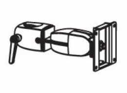 ERGOTRON Dbl Pivot,P/L,1.5" Dia.Pole Mt,Blk