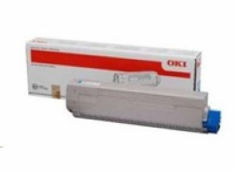 OKI 44844507 - originální OKI Cyan toner do C831/841 (10 000 stránek)