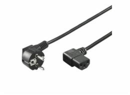 Síťový kabel 220V k PC, 2m 90°