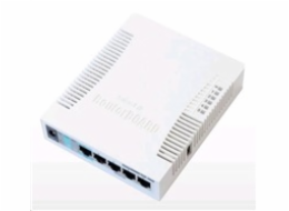 MikroTik RouterBOARD RB951G-2HnD, 600MHz CPU, 128MB RAM, 5x LAN, integr. 2.4GHz Wi-Fi, vč. L4 licence
