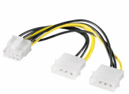 PREMIUMCORD Napájecí redukce 2x MOLEX PCI-e 8pin