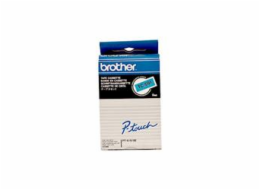 Brother TC-595 - bílý tisk na modrém podkladu, šířka 9mm
