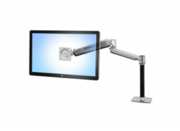 ERGOTRON LX HD Sit-Stand Desk Mount LCD Arm, Polished, stolní rameno max  46" display