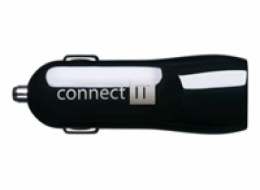 CONNECT IT PREMIUM nabíječka do auta 2xUSB 3.1A +1A, černá