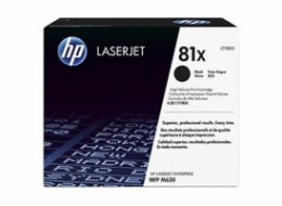 HP 81X Black LJ Toner Cart, High Yield, CF281X (25,000 pages)