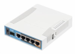 MikroTik hAP ac, 720MHz CPU, 128MB RAM, 5x LAN, 2.4+5GHz,Wi-Fi 802.11b/g/n/ac, SFP slot, vč. L4